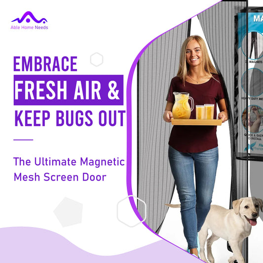 Embrace Fresh Air and Keep Bugs Out: The Ultimate Magnetic Mesh Screen Door