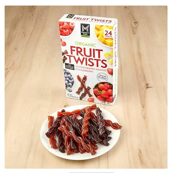 Member's Mark Organic Fruit Twist, Variety Pack, 0.63 oz, 24 pk. - FREE SHIPPING - Able Home Needs