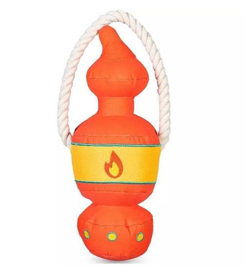 Orvis Pet Outdoor 3 Piece Toy Set, with Campfire Plush, Lantern Tug Toy, and Rem - Able Home Needs