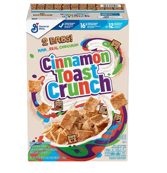 Cinnamon Toast Crunch Cereal 49.5 oz., 2 pk. - Able Home Needs