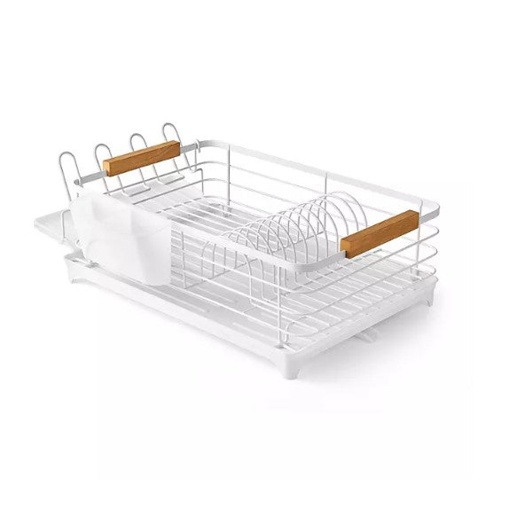 Member's Mark Modern Dish Rack With Utensil Caddy And Glassware Holder - Able Home Needs