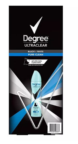 Degree For Women Black & White Dry Spray Antiperspirant & Deodorant, Pure Clean, 3.8 oz., 4 pk. - Able Home Needs