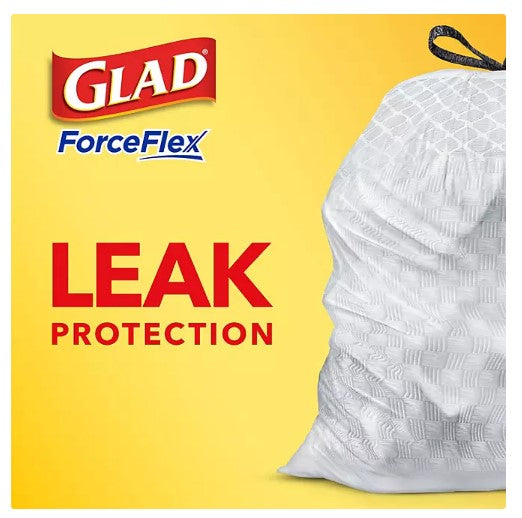 Glad ForceFlex Tall Kitchen Trash Bags, Gain Original Scent + Febreze, 13 gal., 150 ct. - Able Home Needs