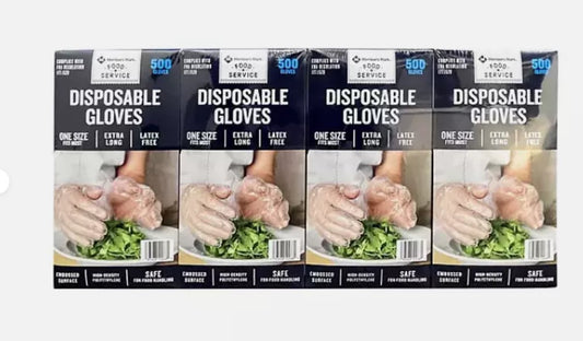 Member's Mark Disposable Food Gloves (500 ct./pk., 4 pk.) - Able Home Needs