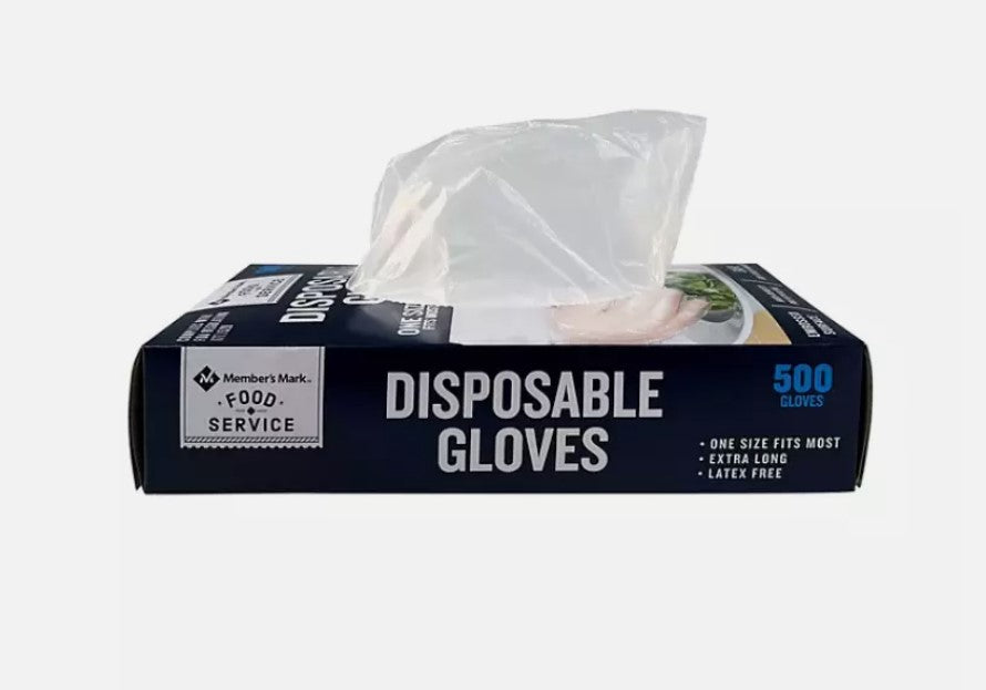 Member's Mark Disposable Food Gloves (500 ct./pk., 4 pk.) - Able Home Needs